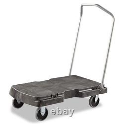 Rubbermaid Commercial 4401BLA 500 lbs. Cap. Triple Trolley Platform Truck New