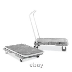 Rubbermaid Commercial 4401BLA 500 lbs. Cap. Triple Trolley Platform Truck New