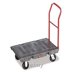 Rubbermaid Commercial 443600BK 2000 lbs. Cap. HD Platform Truck Cart BK New