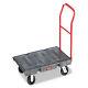 Rubbermaid Commercial 443600bk 2000 Lbs. Cap. Hd Platform Truck Cart Bk New