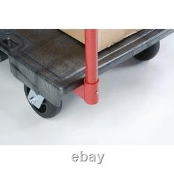 Rubbermaid Commercial 443600BK 2000 lbs. Cap. HD Platform Truck Cart BK New