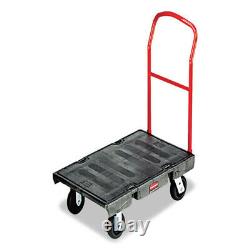 Rubbermaid Commercial 443600BK 2000 lbs. Cap. HD Platform Truck Cart BK New