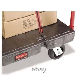 Rubbermaid Commercial 443600BK 2000 lbs. Cap. HD Platform Truck Cart BK New