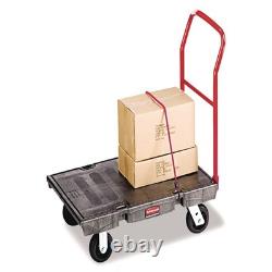 Rubbermaid Commercial 443600BK 2000 lbs. Cap. HD Platform Truck Cart BK New