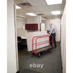 Rubbermaid Commercial Fg446800bla Panel Truck, 2000 Lb. Cap, 48Inl, 24Inw