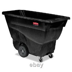 Rubbermaid Commercial Structural Foam Tilt Truck Rectangular 450 lb. Cap. Black