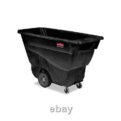 Rubbermaid Commercial Structural Foam Tilt Truck Rectangular 450 lb. Cap. Black