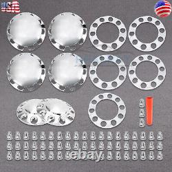 Semi Truck Hub Cover Wheel Axle Cover Center Cap for 20, 22 1/2, 24 1/2 Wheel