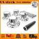Semi Truck Rear 33mm Chrome Wheel Axle Hub Caps Covers With Lug Nuts