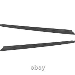 Set of 2 Bed Rail Caps Driver & Passenger Side for F150 Truck Left Right Pair