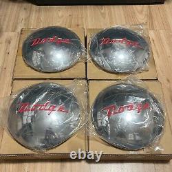 Set of 4 9 Wheel hub caps 1939 1947 Dodge trucks