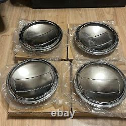 Set of 4 9 Wheel hub caps 1939 1947 Dodge trucks