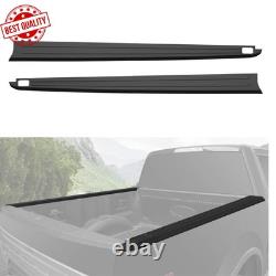 Side Bed Rail Caps 5.5' for Ford F150 2015-2020, Black Trunk Left & Right Bed