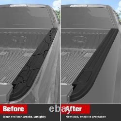 Side Bed Rail Caps 5.5' for Ford F150 2015-2020, Black Trunk Left & Right Bed