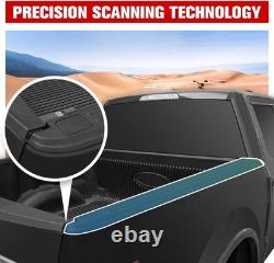 Side Bed Rail Caps 5.5' for Ford F150 2015-2020, Black Trunk Left & Right Bed