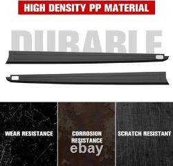 Side Bed Rail Caps 5.5' for Ford F150 2015-2020, Black Trunk Left & Right Bed