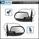 Side View Mirrors Pair Set Power Heated Signal Smooth Cap For Chevy Gmc Truck