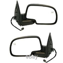 Silverado Power Heated WithPuddle Lamp Rear View Mirror Right & Left Side Set PAIR