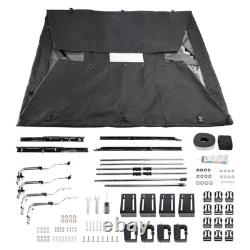 Soft Truck Cap Topper Fits 16-23 Tacoma 6ft Bed Removable Canvas Cover Black