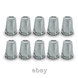 Starlight Chrome Semi Truck Hub Cover Wheel Axle Covers Center Caps with 33mm Lug