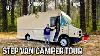 Stealth Step Van Camper Tour Bread Truck Converted Into Mobile Tiny Home