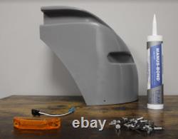 Supreme Truck Body Style Corner Cap Kit with Caulk, Rivets & Light/Pigtail