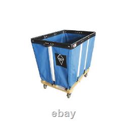 TOUGH GUY 33W303 Basket Truck, 6 Bu. Cap, Blue, 30 In. L