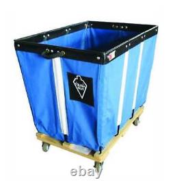 TOUGH GUY 33W303 Basket Truck, 6 Bu. Cap, Blue, 30 In. L
