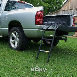 Tailgate Ladder Truck Bed Step Up Pickup Folding Mostly Universal 300lb Cap Gate