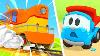 The Train Needs Help Funny Cartoons For Kids Leo The Truck Builds New Street Vehicles U0026 Objects