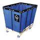 Tough Guy 33w323 Basket Truck, 12 Bu. Cap, Blue, 36 In. L