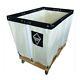 Tough Guy 33w339 Basket Truck, 12 Bu. Cap, White, 36 In. L