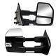 Tow Mirrors Fit 2004-2014 Ford F-150 Power Heated Turn Signal Puddle Chrome Cap