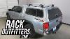 Toyota Tacoma With Century Truck Cap With Thule Rapid Podium Aeroblade Roof Rack Crossbars