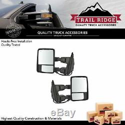 Trail Ridge Tow Mirror Power Fold Extend Heat Smoked Signal Memory Pair for Ford