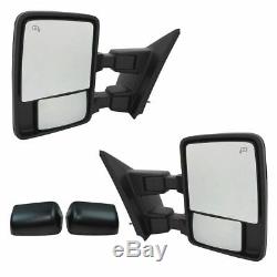 Trail Ridge Tow Mirror Power Fold Extend Heat Turn Memory Textured Pair for Ford