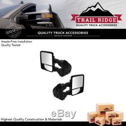 Trail Ridge Tow Mirror Upgrade Power Heat Fold Memory Smoked Turn Pair for Ford