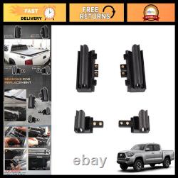 Tri-Fold Truck Bed Tonneau Cover Hinge End Cap Kit, 4PCS Replacement Set for 201