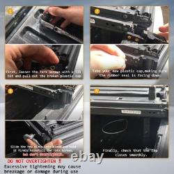 Tri Fold Truck Bed Tonneau Cover Hinge End Cap Kit Compatible for 2016-2023 T