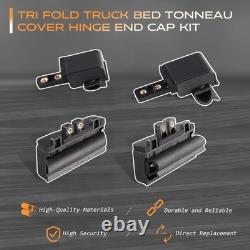 Tri Fold Truck Bed Tonneau Cover Hinge End Cap Kit Compatible for 2016-2023 T