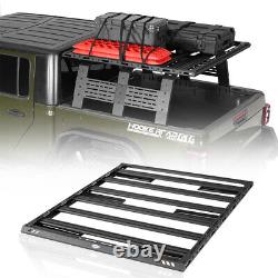 Truck Bed Cap Rack Platform Rack Cargo Carrier Aluminum Universal Fit