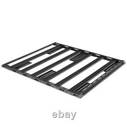 Truck Bed Cap Rack Platform Rack Cargo Carrier Aluminum Universal Fit