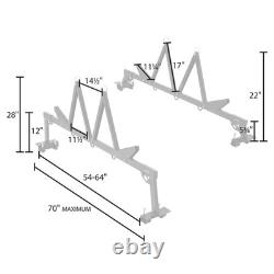 Truck Bed Kayak / SUP Rack, 150 lb Cap, Fits 54 to 64 Beds, No-Drill, Elevate