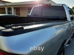 Truck Bed Rail Caps Smooth Finish ABS Fit 2002-2009 Dodge Ram 1500 2500 3500
