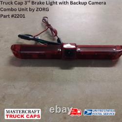Truck Cap 3rd Brake Light with Backup Camera Combo Unit by Zorg Part #2201