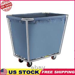 Truck Cap Basket Cart Laundry Steel With 4 Wheels Clothing Storage Waterproof New