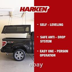 - Truck Cap Overhead Garage Storage Hoist, Self-Leveling, Safe Anti-Drop