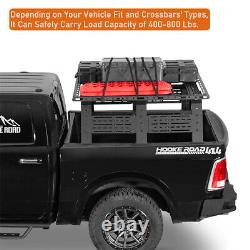 Truck Cap Rack Platform Rack Truck Bed Cargo Carrier for Ford Ram Silverado GMC