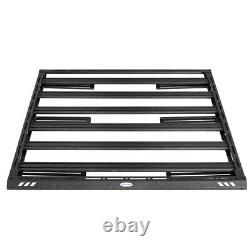Truck Cap Rack Platform Rack Truck Bed Cargo Carrier for Ford Ram Silverado GMC