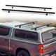 Truck Cap Topper Rack Adjustable Aluminum Ladder Roof Rack For Kayak Canoe 60